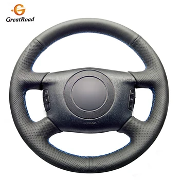 

Hand-stitched Black PU Artificial Leather Steering Wheel Cover for Audi A4 A6 1999-2004 A8 A8 L Allroad 2001-2005 S4 2004-2006