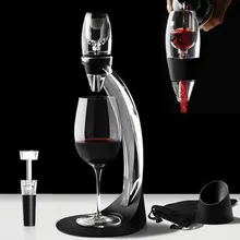 Полный подарочный набор волшебный винный декантер, аэратор для красного вина, необходимое оборудование для вина, бункер и фильтр