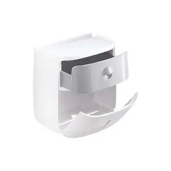 

Wall Mounted Toilet Paper Box Waterproof Toilet Paper Tray Roll Storage Tray Tissue Box Shelf
