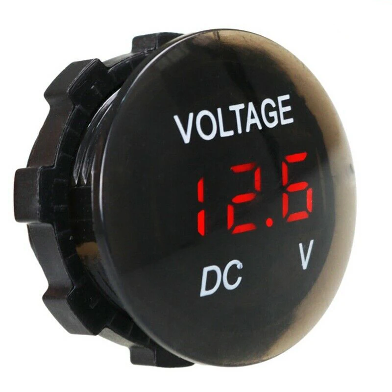 

DC Waterproof Digital Display Vehicle Voltmeter Led Voltmeter For Automobile And Motorcycle Battery Meter Tester