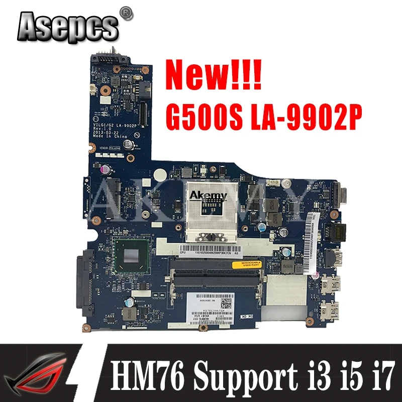 Original New G500s Motherboard For Lenovo VILG1/G2 LA-9902P ( HM76 Support Pentium I3 I5 I7 cpu ) | Компьютеры и офис