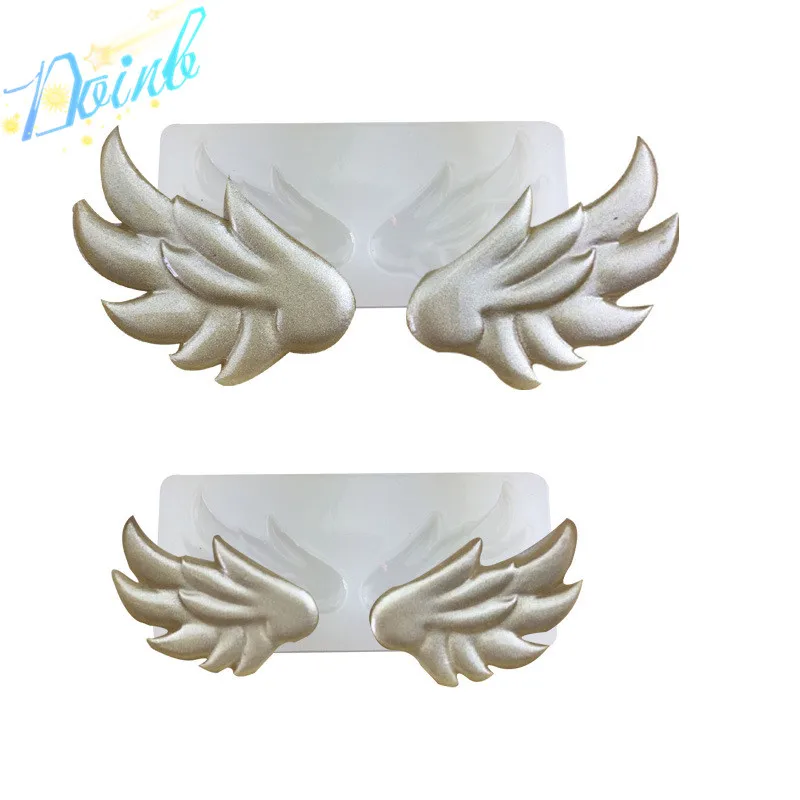 

Doinb Angel wings shape silicone soft candy mold cake decorating tool Candy Chocolate Mold