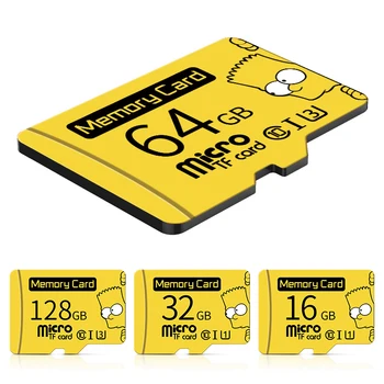 

Bart Simpson Top Quality TF Card 8GB 16GB 64GB Class 10 Waterproof The Simpson Memory Card 32GB For Phone