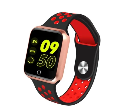 gold red S226 Смарт часы IP67 водонепроницаемый браслет сердечного ритма артериального давления Bluetooth спортивные умные часы для iPhone apple Android IOS - Цвет: gold red