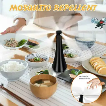 

Noiseless Fan Electronic Fan Mini Fan Fly Repellent Fan Summer Household Fans Travel Outdoor Portable Black