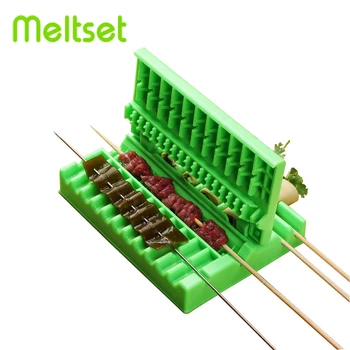 

Multifunctional Barbecue String Artifact BBQ Meat Skewers Machine Beef Pork String Maker Home BBQ Tools Accessories