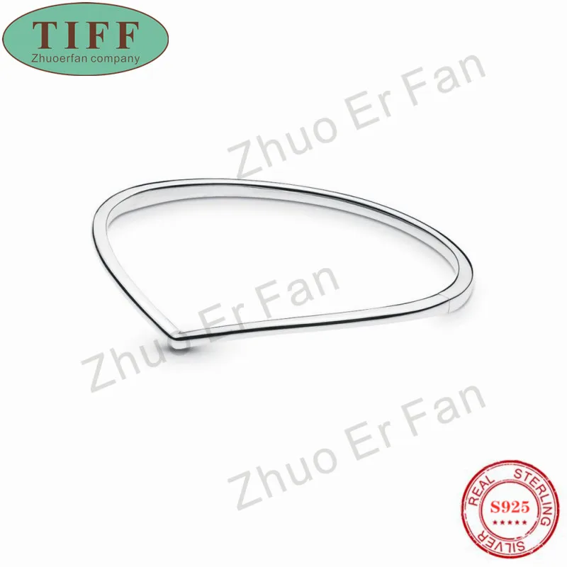 TIF pan 925 пробы Серебряный браслет для женщин, мерцающий браслет Wish, оригинальные ювелирные изделия, роскошные модные женские подарки