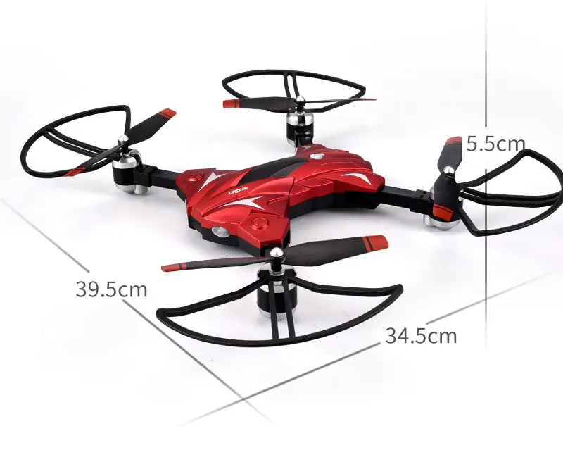 RC беспилотный летательный аппарат с Камера HD и поддержкой Wi-Fi FPV RC Квадрокоптер с режимом headless складной Дрон удержания высоты 1080P Камера селфи Дрон