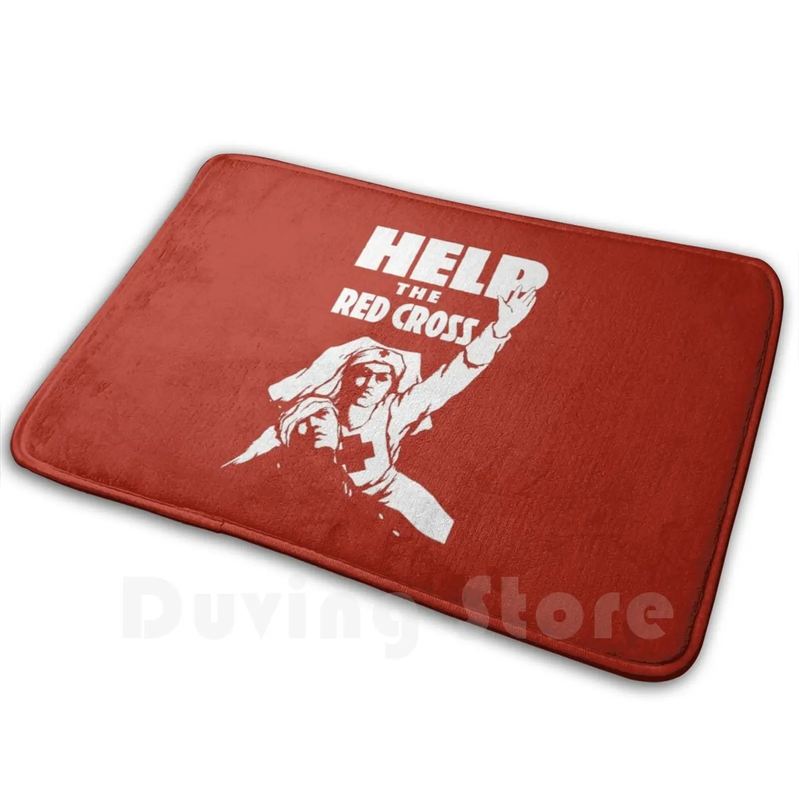 Aiuta La Croce Rossa Mat Tappeto Tappeto Tappetini Antiscivolo Camera Da Letto Ww1 Infermiera World War 1 Infermieristica World War I Red Cross World 