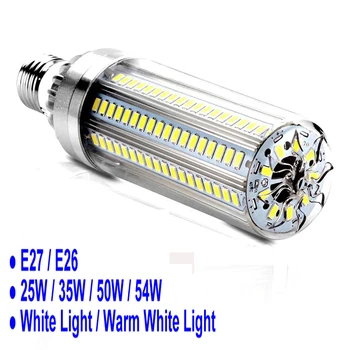 

25W 35W 50W 54W Super Bright Corn LED Light Bulb E27/E26 Large Base LED Bulb 360 ° Beam Angle For Home Garage Warehouse Workshop