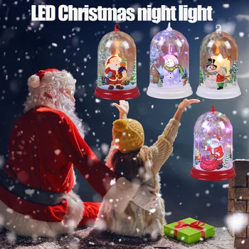 

New Year Christmas Decoration Family Creative рождество Tree Outdoor Doors and Window Garden Ornaments LED Lights Decoration 30*