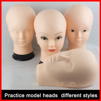 

DIANQI Bald mannequin head female mannequin head for wig making hat display cosmetology mannequin head for makeup practice