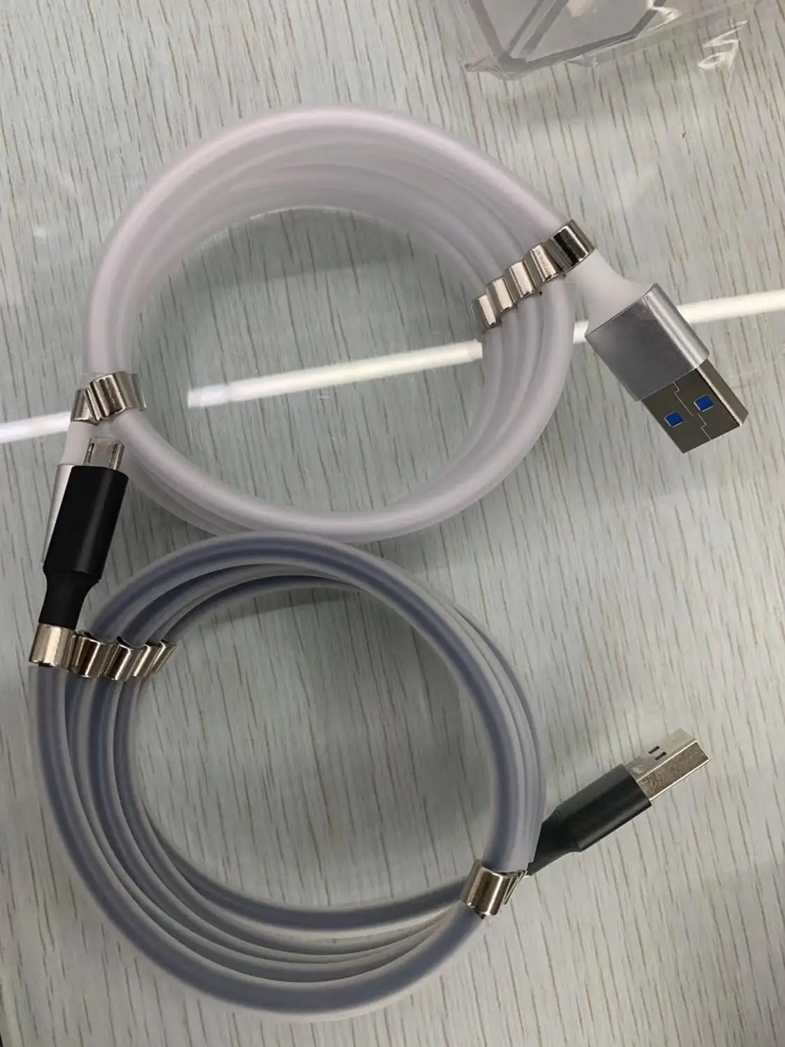 Кабель для зарядки и передачи данных usb ios /android /type-c светящийся | Мобильные