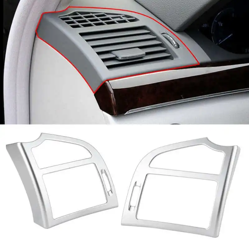 Side Air Vent Outlet Cover Fit for Mercedes Benz S Class W221 2008 2009 2010 2011 2012 2013 Pearl Chrome | Автомобили и мотоциклы