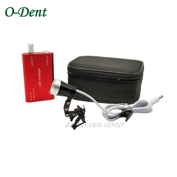 

LED Dental Loupe Head Light Dentist Loupe Headlight Surgical Headlamp for Medical Surgery Rechargeable with Lithium Battery