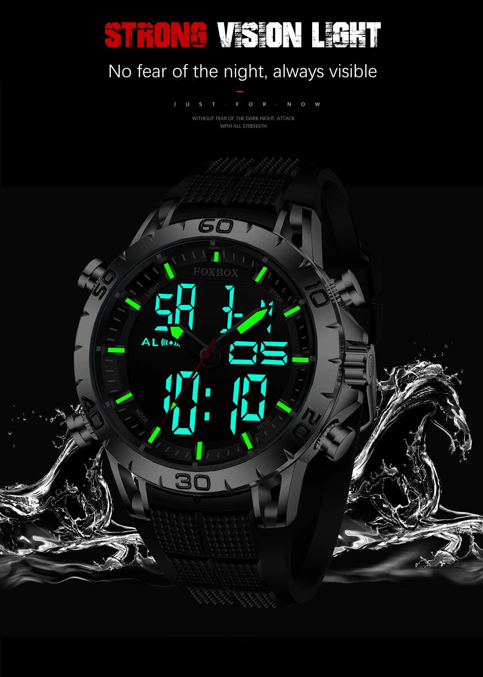 2022 LIGE New Men Watch Dual Display Sports 30M Waterproof Digital Watches Wristwatch Quartz Watch for Men Relogio Masculino+Box