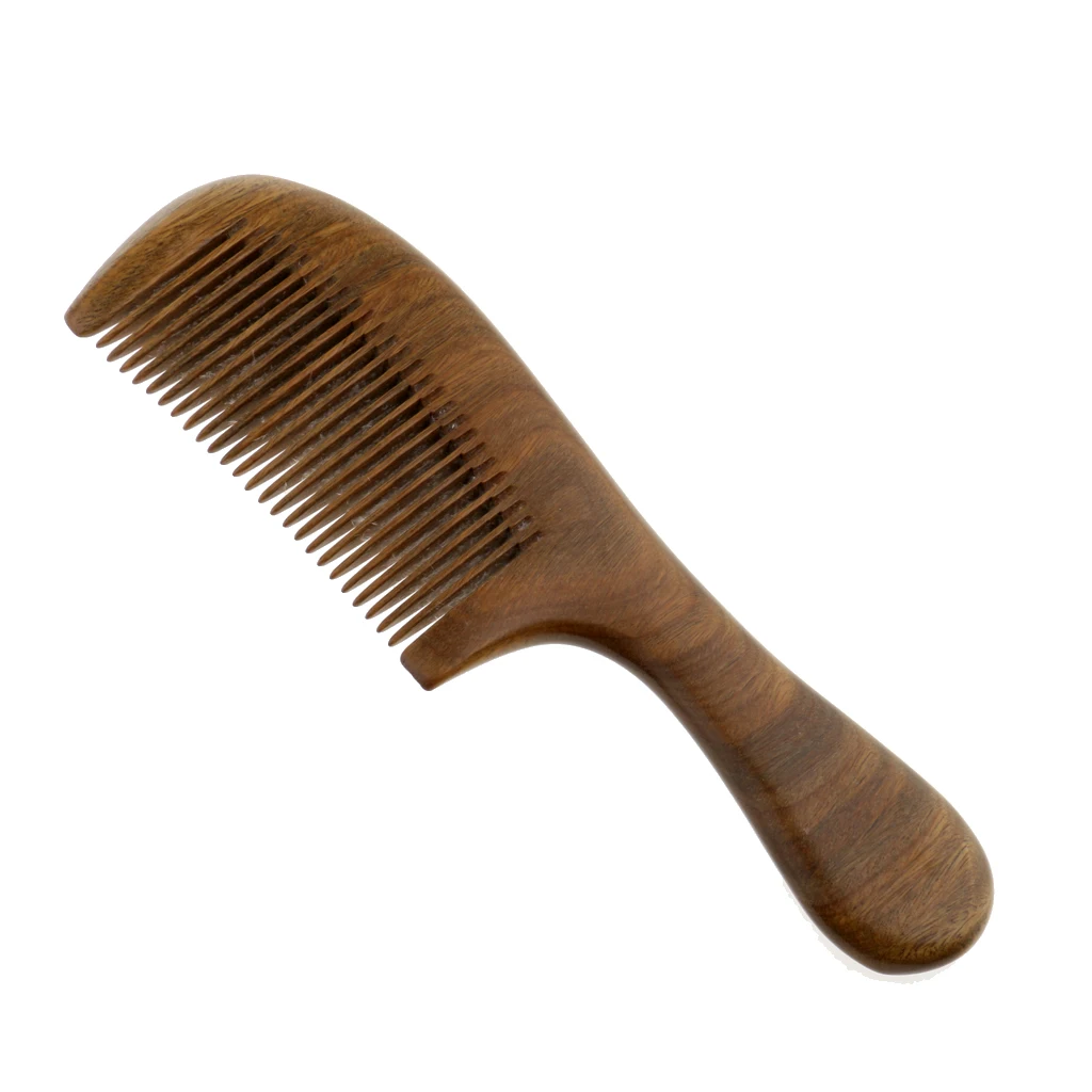 Pocket Handmade Beard Moustache Comb Fine Teeth Sandalwood Comb Anti-Static