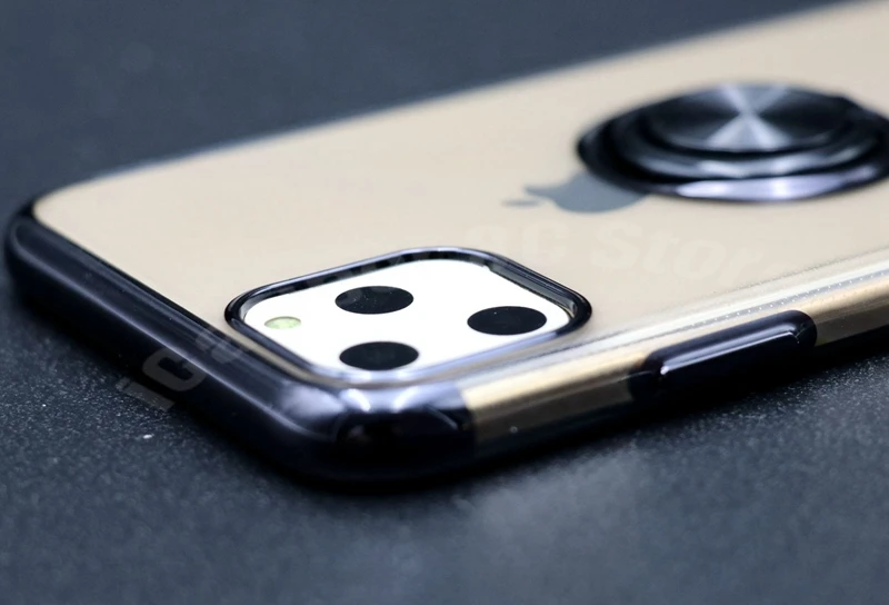 100 шт для iphone 11 8 7 6s Plus чехол с кольцом магнитный штатив Прозрачный чехол для iphone 11 Pro X Xs Max XR iphone 11