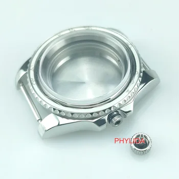 

NEW 100m(10ATM) Water-resistant 40mm Sapphire Crystal Watch Case Mod Fit ETA2836 Miyota Yachtmaster Style Mens Watch HQ