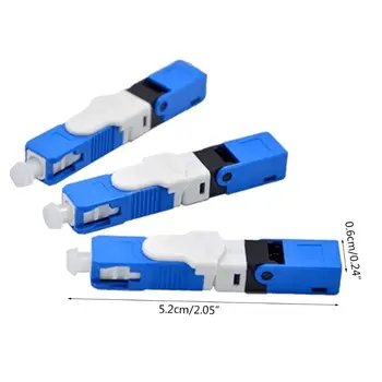 

1pc FTTH ESC250D SC APC Single-Mode Fiber Optic New Model Fast Optical Connector X6HC