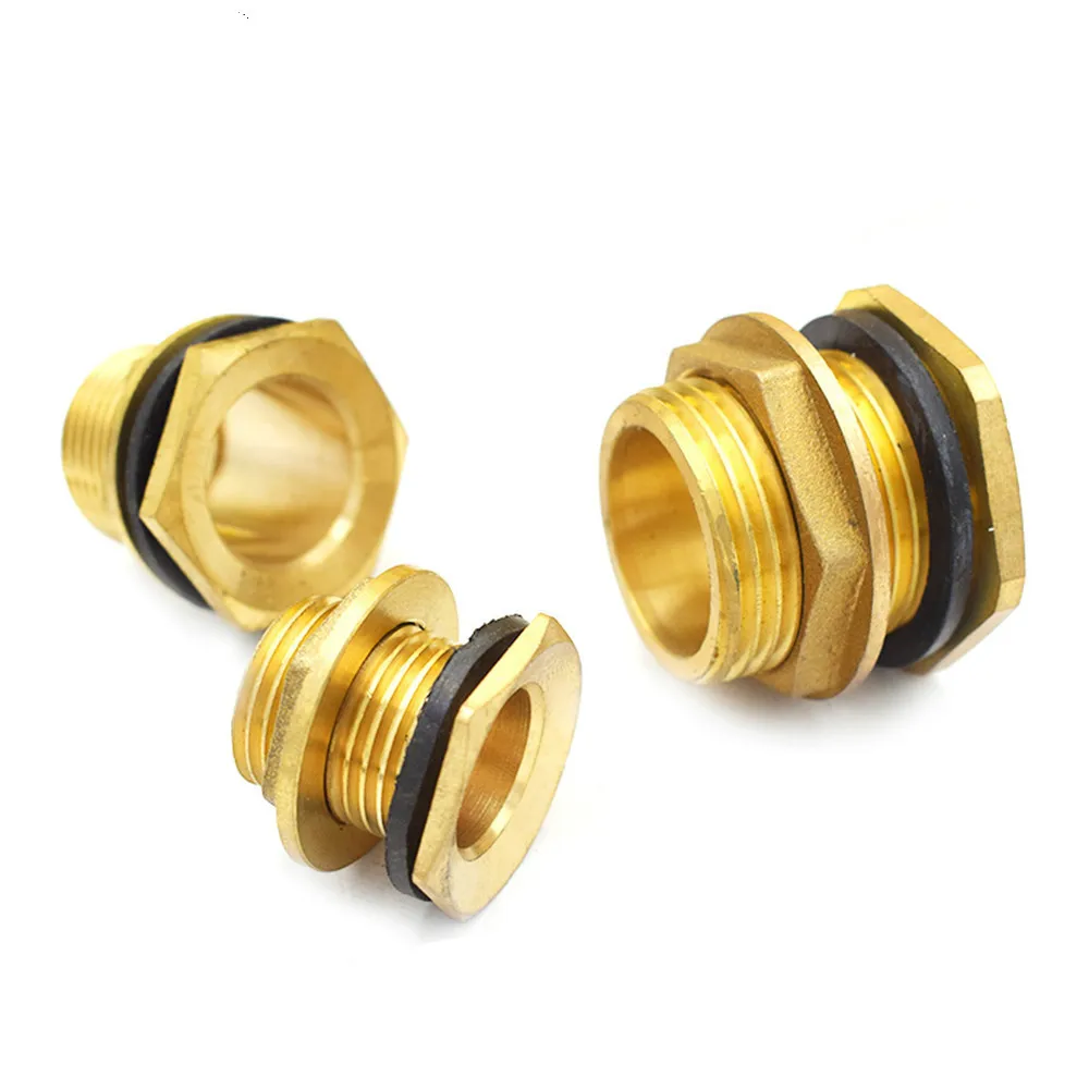

Fish tank adapter 1/2" 3/4" 1" Male thread Brass Pipe Single Loose Key Swivel Fitting Nut Water Tank Jointer Connector Copper