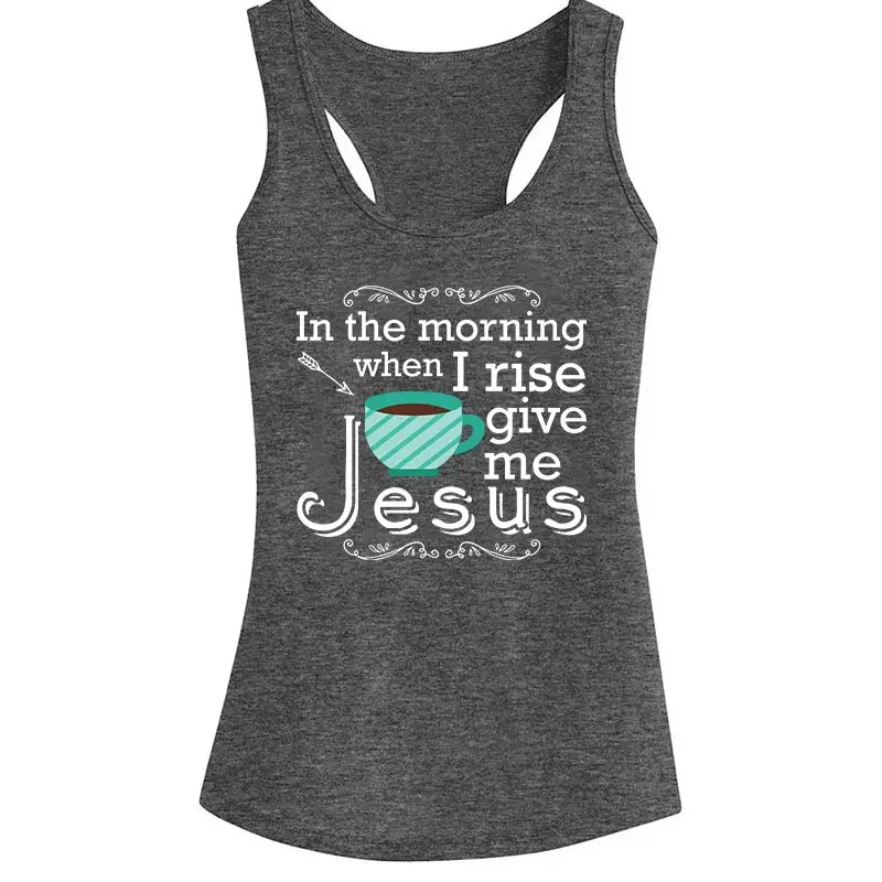 Хит, Женский Топ, Майки с принтом "i rise give me jesus", Хлопковые женские топы, европейский размер