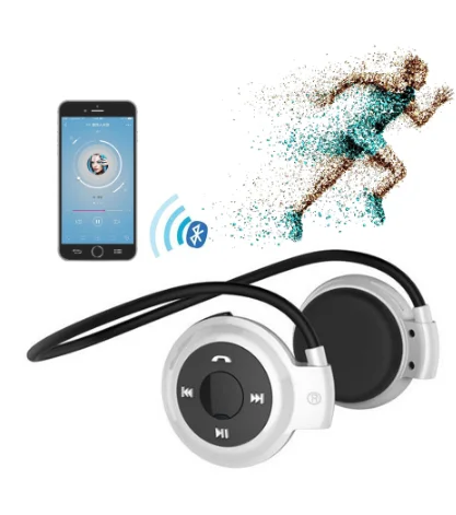 Портативный Спортивные Bluetooth Беспроводной гарнитура Поддержка TF картой FM радио
