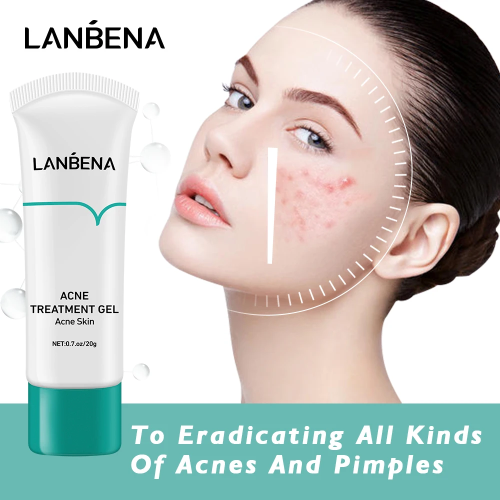 

LANBENA Effective Scars Fade Acne Treatment Cream Remove Blackheads Pimples Gel Face Clean Repair Marks Refreshing Damaged Skin