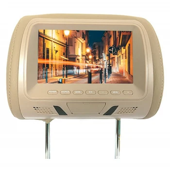 

7inch 800*480 HD Car Headrest Monitor DVD Automotivo LCD Display Digital Screen AV Input Radio Car Pillow multiplayer General