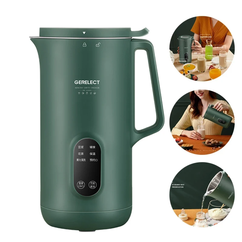 220V Soybean Milk Machine Soymilk Maker Electric Juicer Blender Mixer Automatic Soya Bean Milk