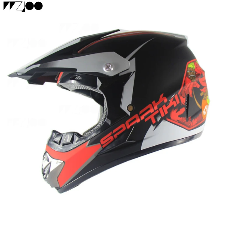 Распродажа внедорожных шлемов горные Гонки Горный полный шлем rcycle moto cross casque capacete скоростной спуск шлем - Цвет: R style