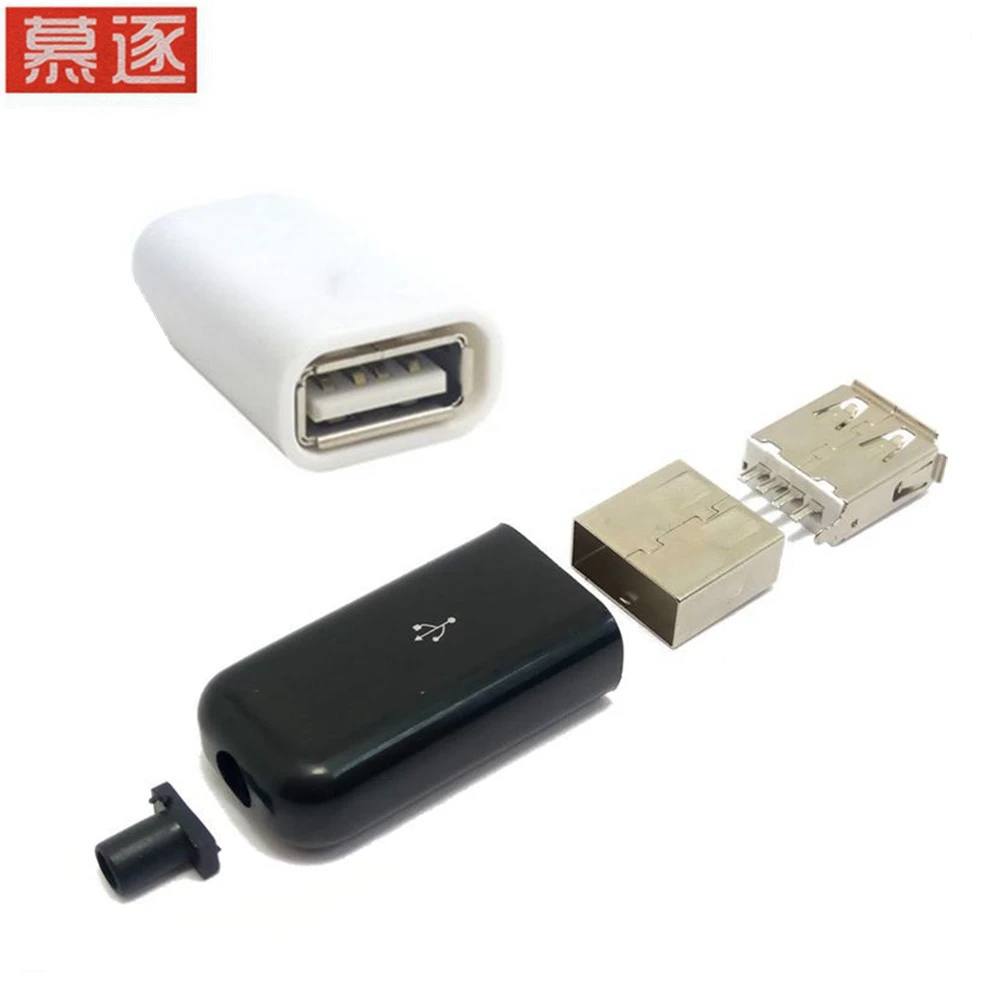 10 комплектов высококачественных usb-разъемов для самостоятельной сборки/Комплект