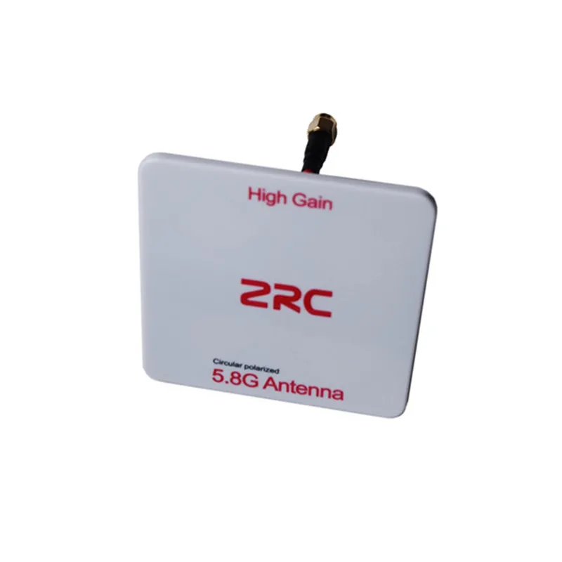 ZRC 5.8G 14dbi Circular Polarized High Gain Flat Panel Antenna SMA/RP-SMA LHCP/RHCP for FPV Transmitter VS Immersion Fatshark 