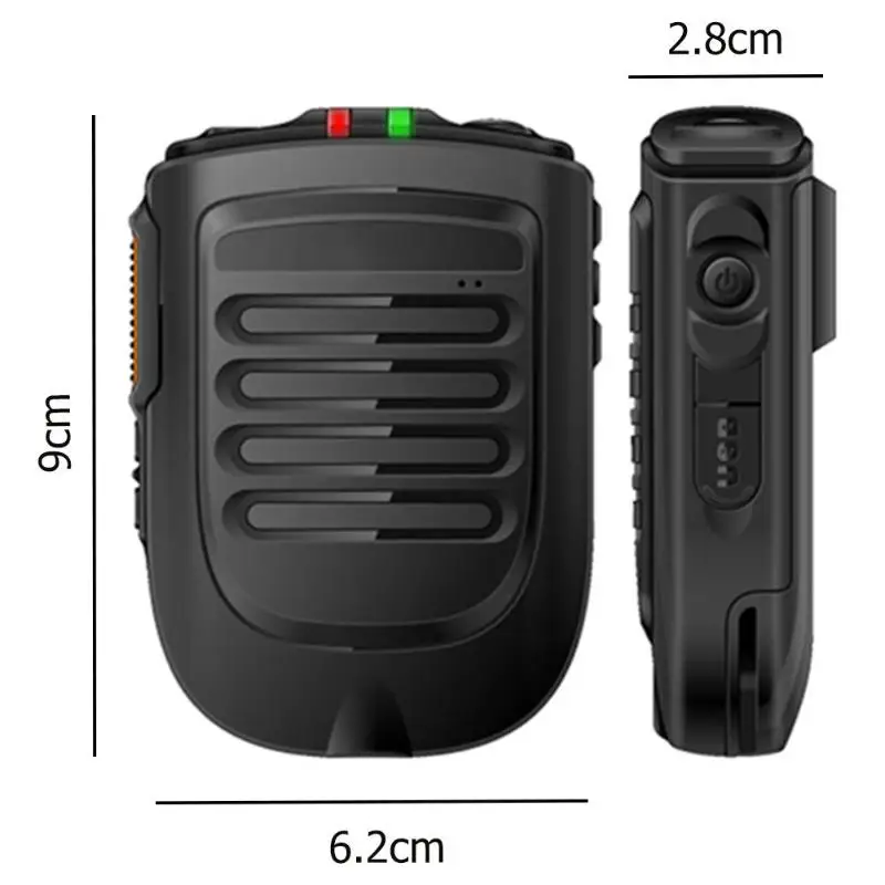 UNIWA BM001 беспроводной PTT Bluetooth ручной микрофон для Walkie Talkie Fit 3,5 мм наушники совпадают с POC и групповым переключателем SBC Decod