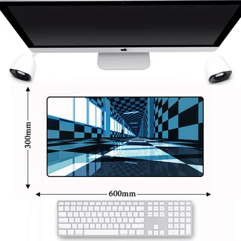 

Natural Rubber Non-slip Anime Keyboard Computer Mouse Pad Locking Edge Gaming Gamer Mousepad Mat Mausunterlag Mattapis de souris
