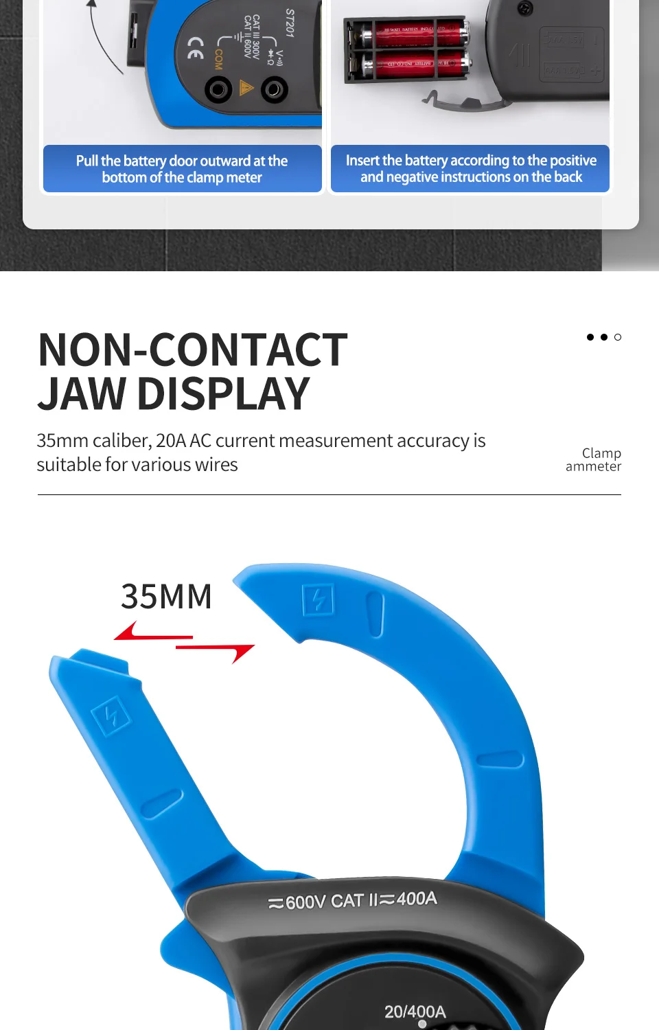 Pinças amperimétricas