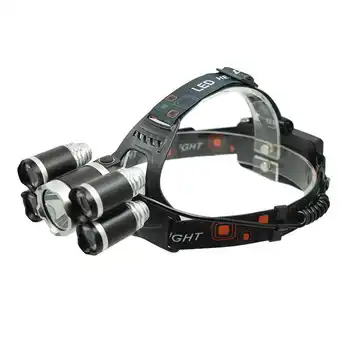 

Powerful Rechargeable Headlamp Portable 4 Mode Waterproof Frontal LED Headlight 18650 Battery Cycling Fishing Camping Flashlight