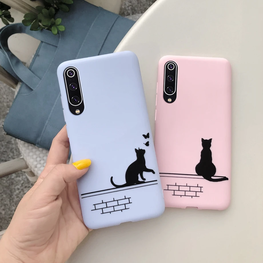Per Il Caso Di Xiaomi Mi 9 Mi 9 Se Fonda Antiurto Caramella Pittura Caso Molle Della Copertura Per Xiaomi Mi 9 Se 9Se Coque Capa Protezione Hoesje