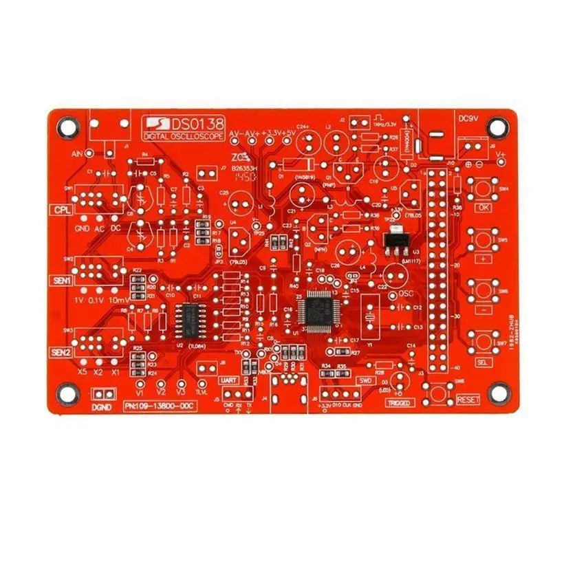 DSO138 паянный карманный цифровой осциллограф комплект diy части электронные |