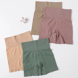 2021NEW High Waist Shorts Women Hip Push Up Shorts Summer Safety Short Pants Seamless Boxer Panty Female Tummy Control Fitness