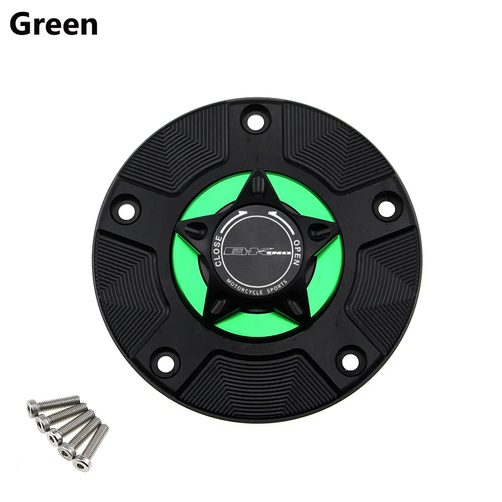 B-King бензобак КРЫШКА ДЛЯ SUZUKI B-King GSX1300 2007-2012 08 09 10 11 Мотоцикл CNC БЫСТРОРАЗЪЕМНАЯ крышка - Цвет: Green