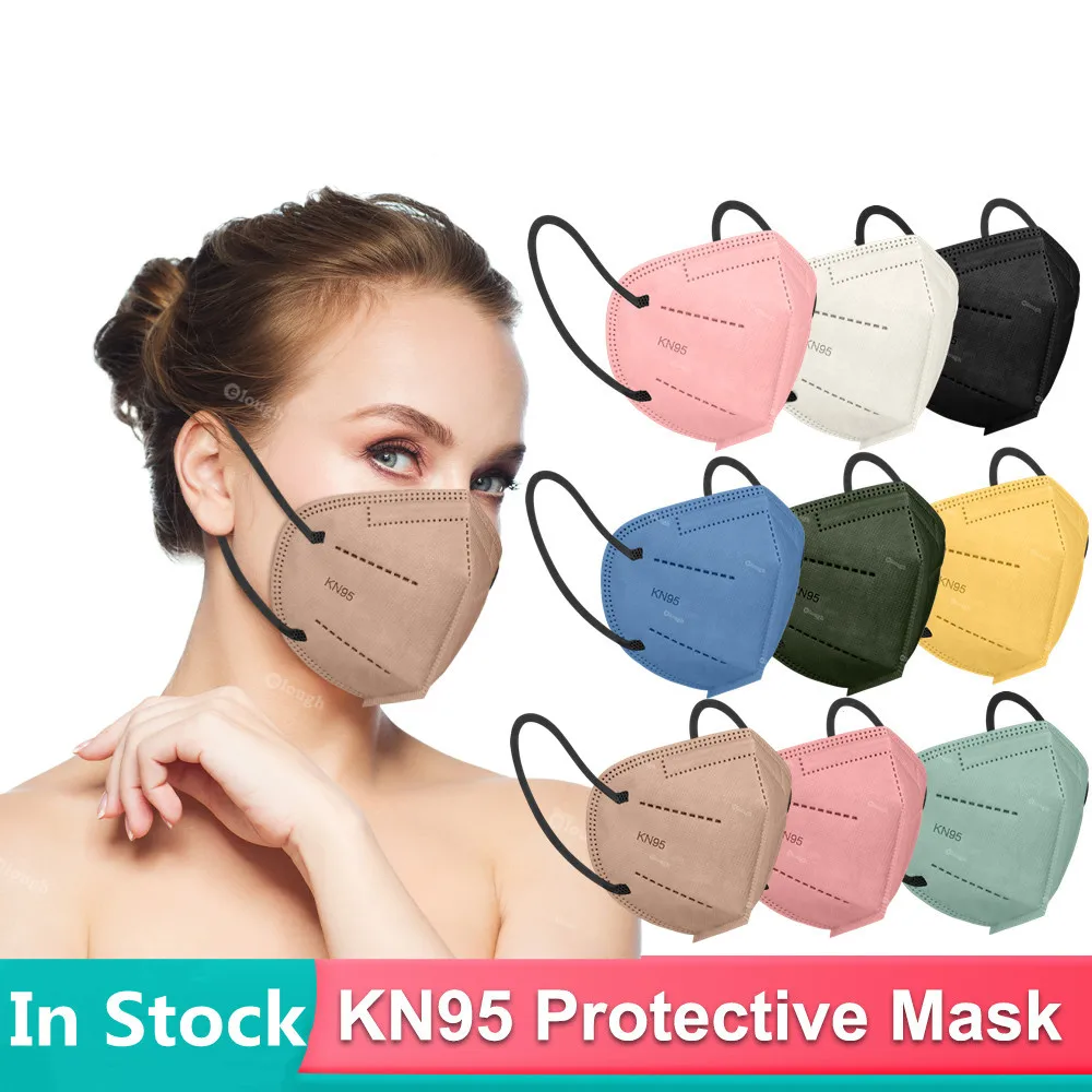 CE ffp2mask KN95 Mascarillas FPP2 Adult Homologada 5 Layers Breathable Face Masks Reusable FFP2 Respirator Mouth cover Masque |