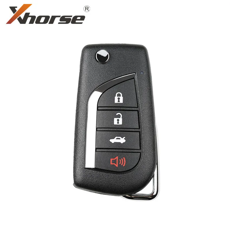 Xhorse XKTO10EN для Toyota Type Y.T стиль (Flip 4BTN) проводной универсальный пульт дистанционного