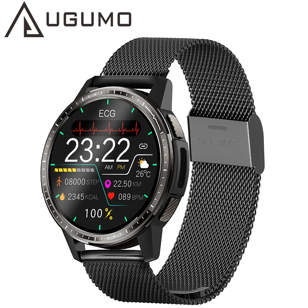 UGUMO Smart Bracelet Body Temperature Monitoring Wristband ECG PPG Watch Heart Rate Blood Pressure bands | Электроника