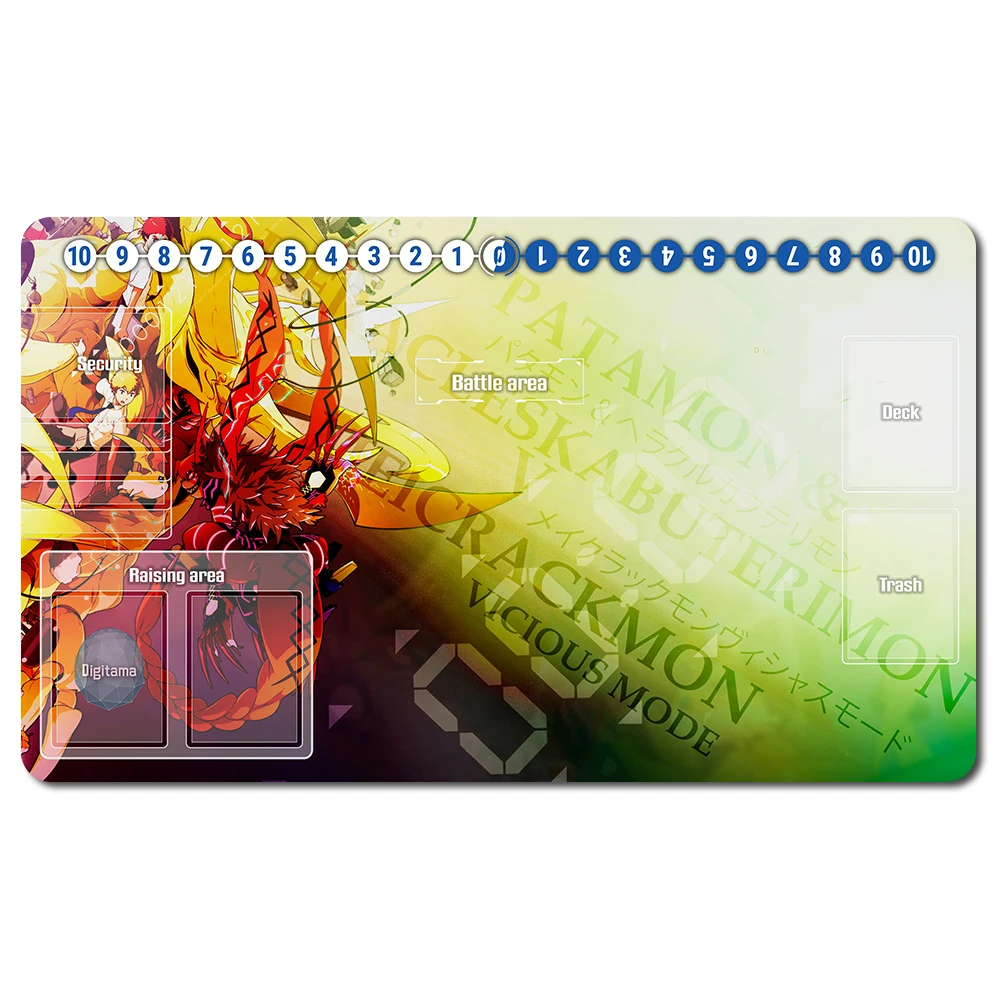 

Игровой коврик для настольной игры DTCG 806874, размер 60x35 см, коврик для мыши, игровые коврики, совместимые с Digimon, TCG, геймпад