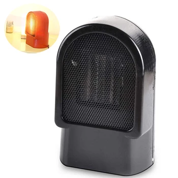 

Portable Electric Wall Heater Desktop Fan Heater Plug-in Warmer Wall Handy Heating Warmer Camping Heater Adjustable Thermostat