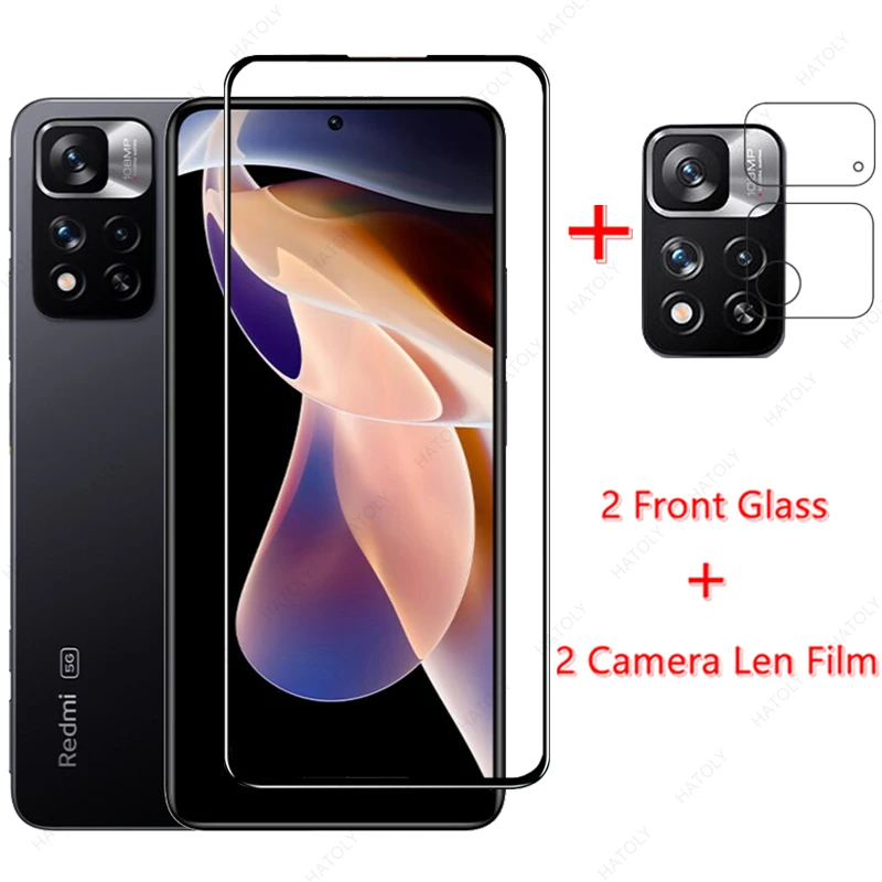 

For Xiaomi Poco X4 Pro 5G Tempered Glass for Xiaomi Poco X4 Pro 5G Glass Film M3 M4 Pro X3 NFC F3 Screen Protector Camera Film