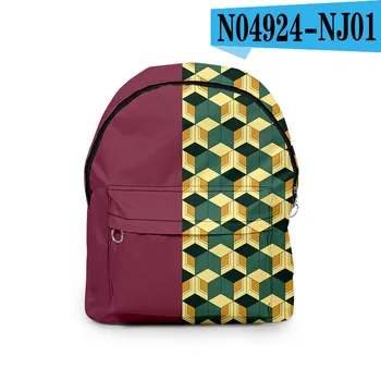

Hot anime Demon Slayer: Kimetsu no Yaiba 3D print backpack popular cartoon Demon Slayer: Kimetsu no Yaiba boys/girls backpack