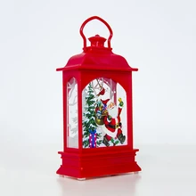 Рождественский подвесной светильник Санта-Клаус, олень, снеговик, светильник для украшения дома и сада JA55