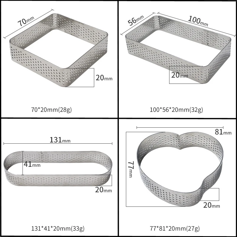 SHENHONG сырный мусс торт плесень французский десерт различные нержавеющей стали Tart кольцо форма для пиццы фруктовый крем форма для выпечки формы для выпекания
